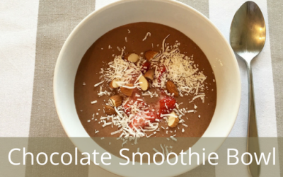 Chocolate smoothie bowl recipe