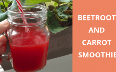 Beetroot and carrot smoothie