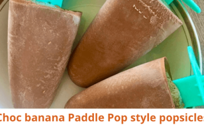 Choc Banana Popsicles (Paddle Pops)