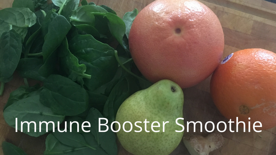 Immune boosting smoothie ingredients blog header