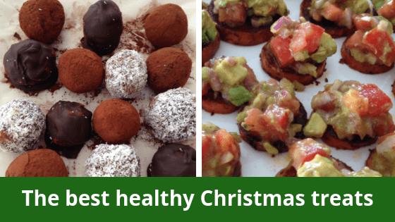 Chocolate truffles and sweet potato crostini blog header image