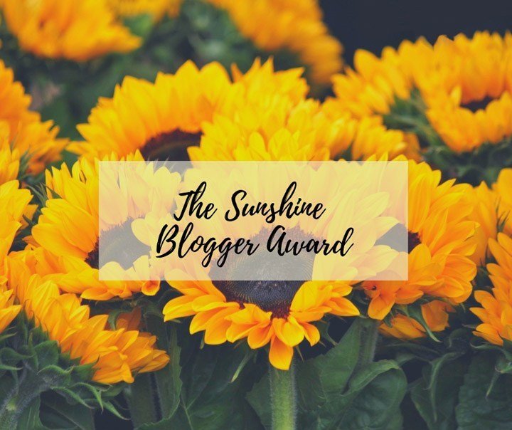 The Sunshine Blogger Award sunflowers