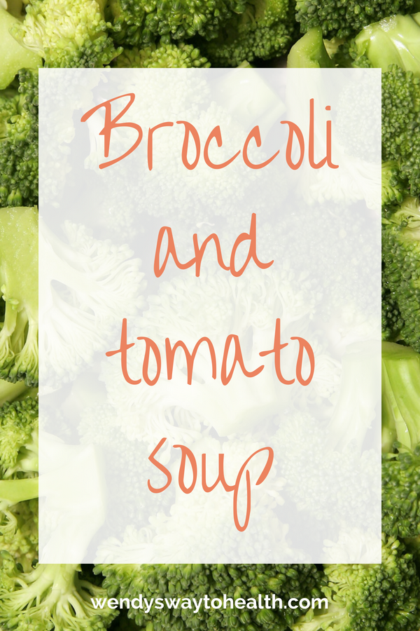 Broccoli and tomato soup pin
