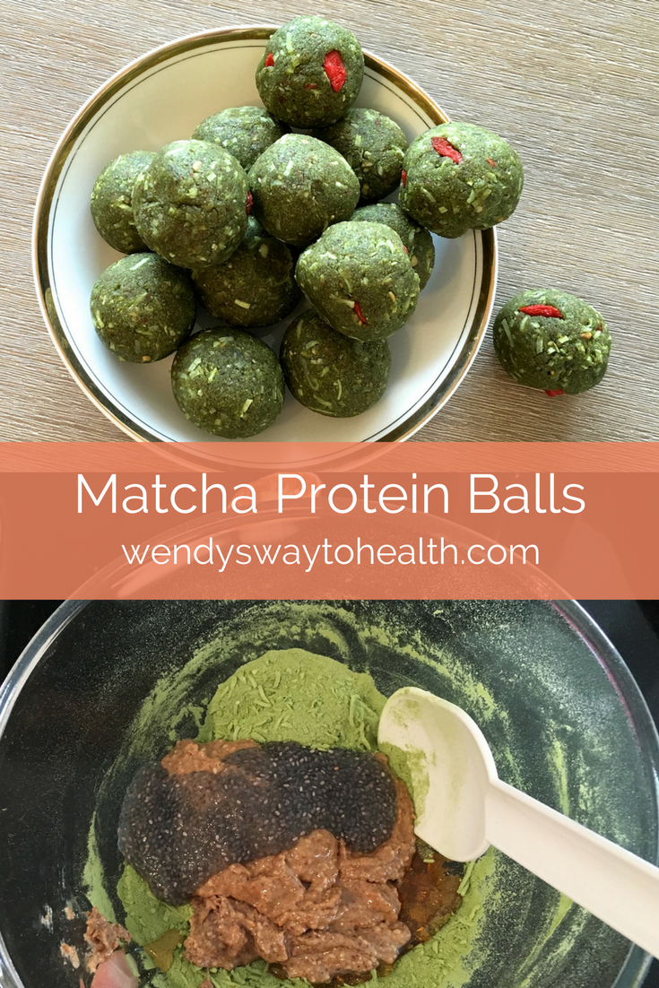 Wendy's Way matcha protein balls make a delicious, healthy anytime snack