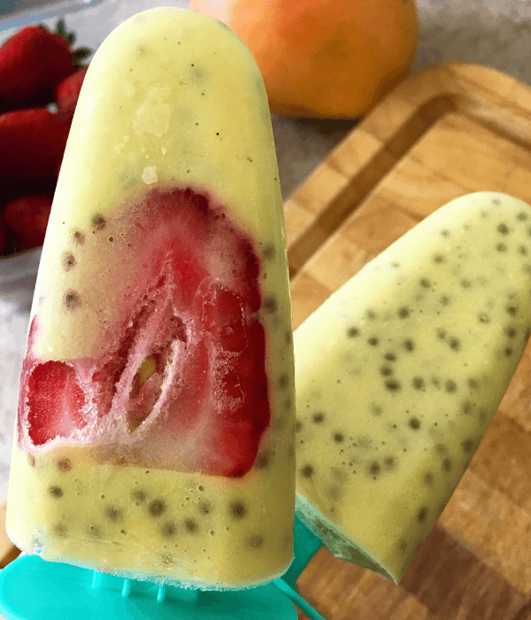 Mango chia brekkie pops make a refreshingly different healthy Summer breakfast
