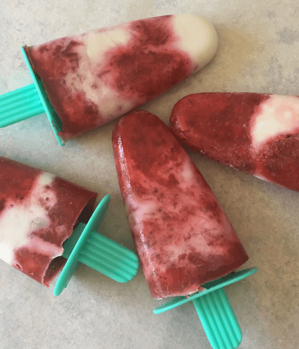 Make your own strawberries and cream popsicles with just 3 ingredients