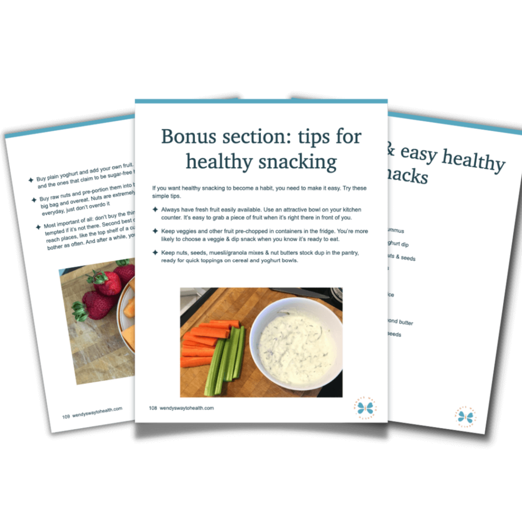 Healthy snacking pages