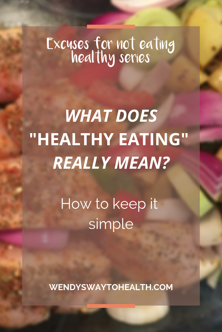 Healthy eating isn't complicated pin