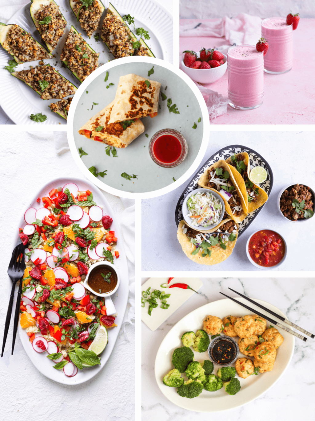 A selection of dishes from meal planning magic pack 3
