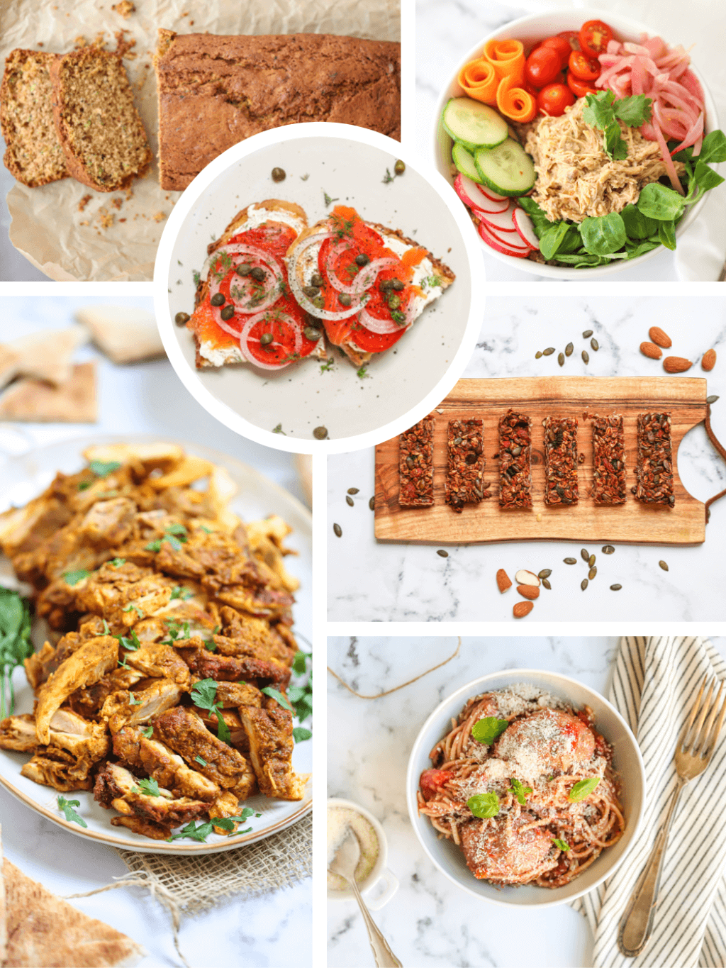 A selection of dishes from meal planning magic pack 4