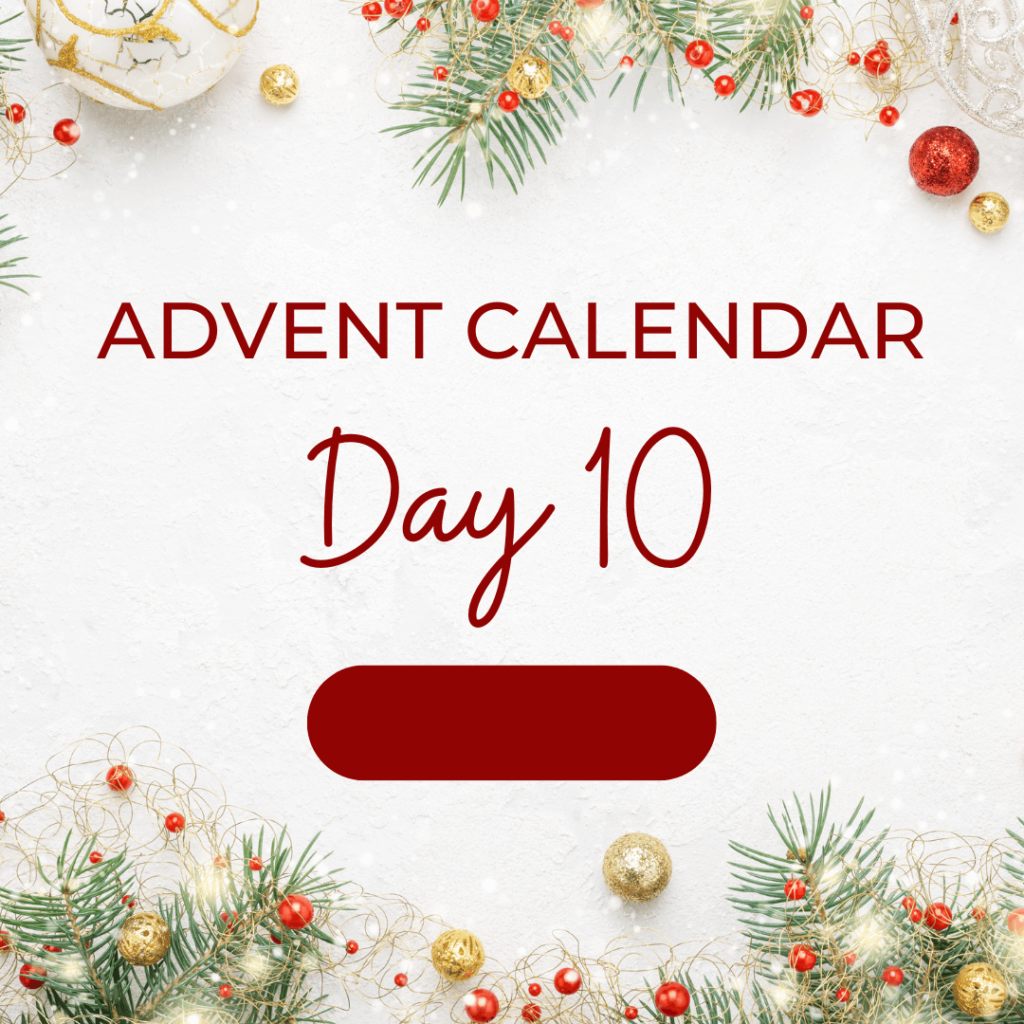 Advent calendar box day 10