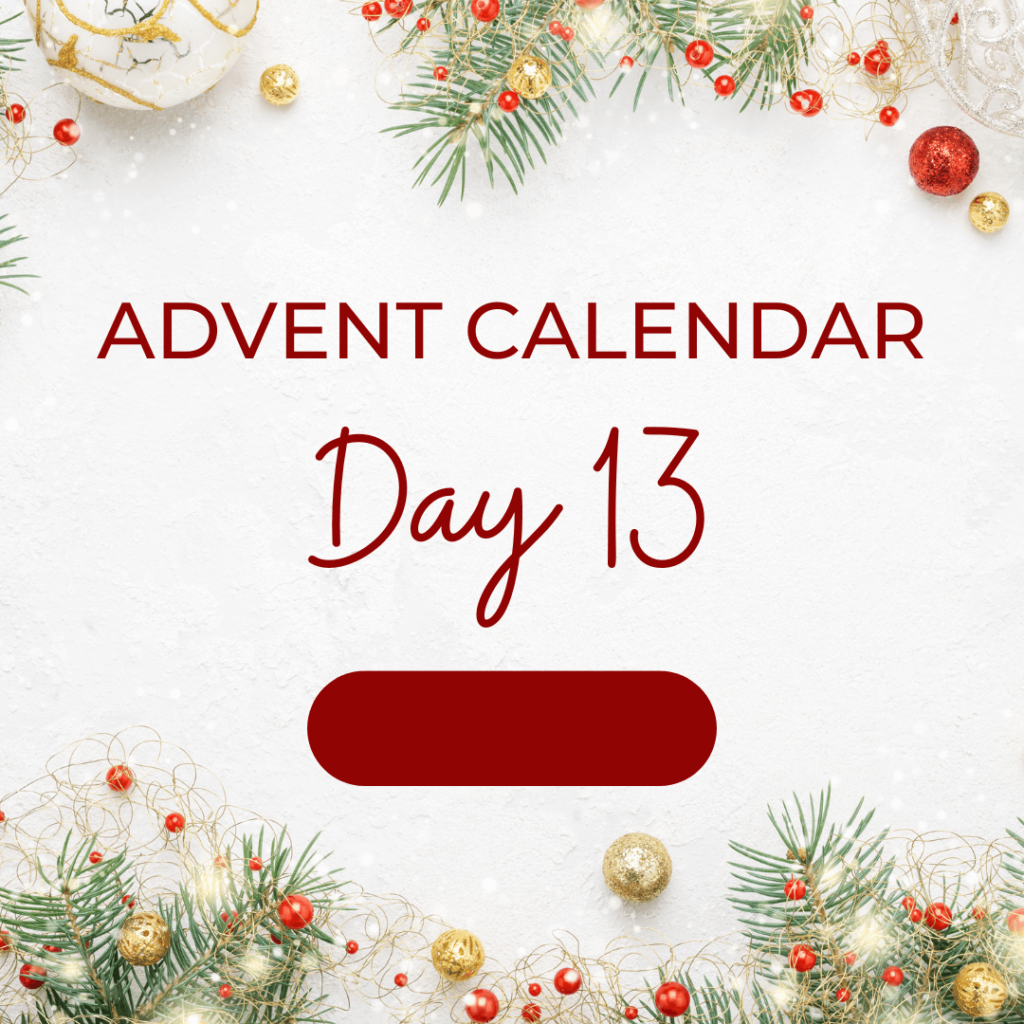 Advent calendar box day 13