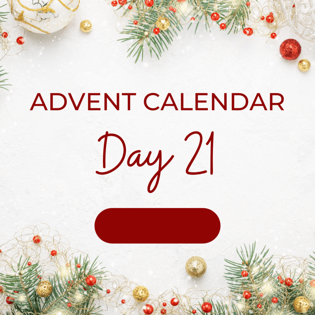 Advent calendar box day 21