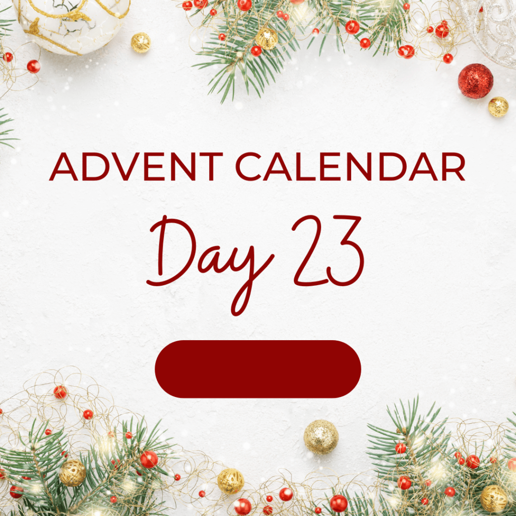 Advent calendar box day 23
