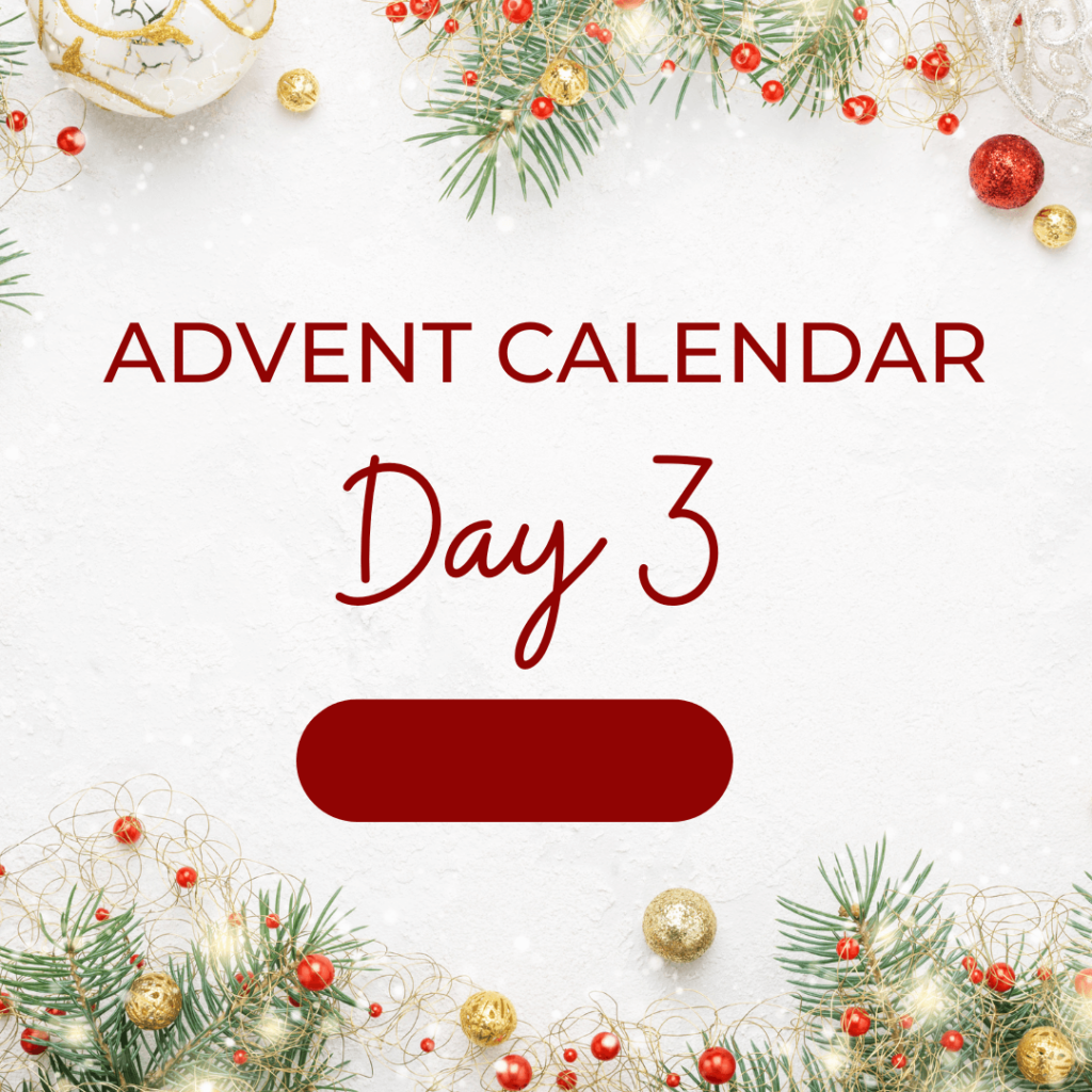 Advent calendar box day 3