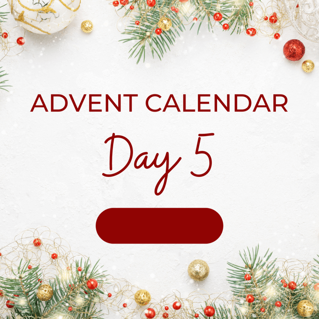 Advent calendar box day 5