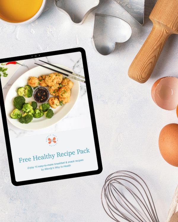 Free recipe pack cover on an iPad